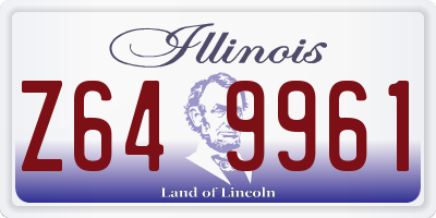 IL license plate Z649961