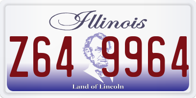 IL license plate Z649964