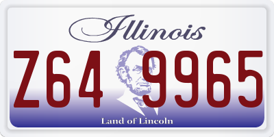 IL license plate Z649965