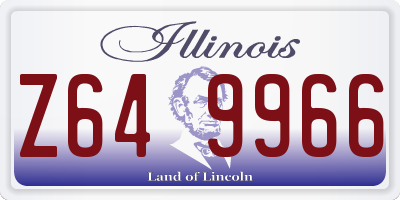 IL license plate Z649966