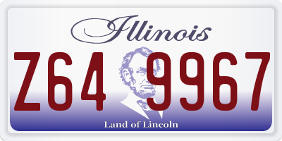 IL license plate Z649967