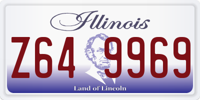 IL license plate Z649969