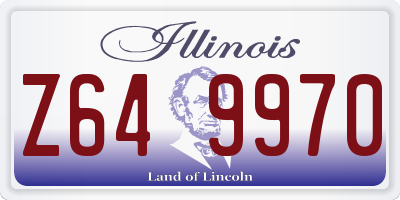 IL license plate Z649970