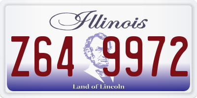 IL license plate Z649972