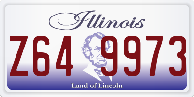 IL license plate Z649973