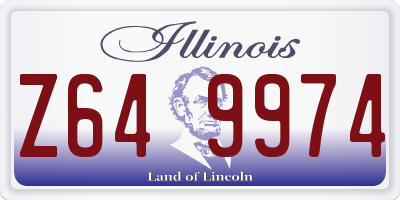 IL license plate Z649974