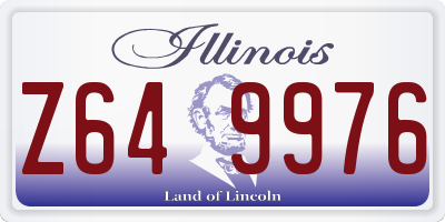 IL license plate Z649976
