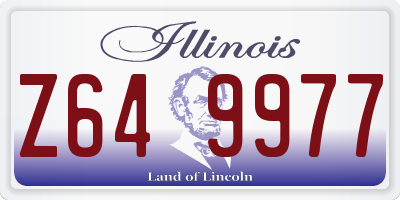 IL license plate Z649977
