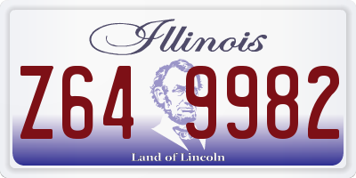 IL license plate Z649982