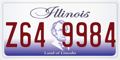 IL license plate Z649984