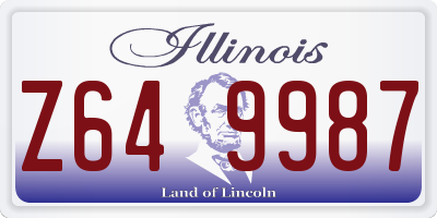 IL license plate Z649987