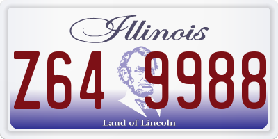 IL license plate Z649988