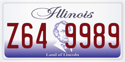 IL license plate Z649989