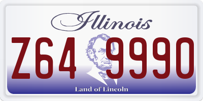 IL license plate Z649990