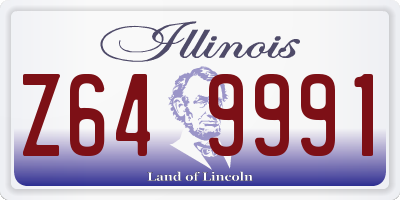 IL license plate Z649991
