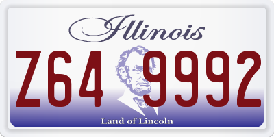 IL license plate Z649992