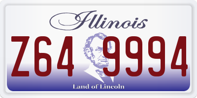 IL license plate Z649994
