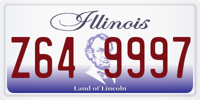 IL license plate Z649997