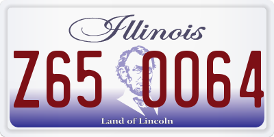IL license plate Z650064