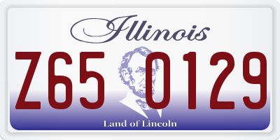 IL license plate Z650129