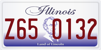 IL license plate Z650132