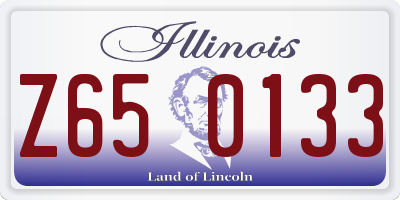 IL license plate Z650133