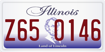 IL license plate Z650146