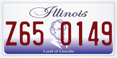 IL license plate Z650149