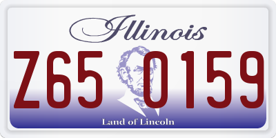 IL license plate Z650159