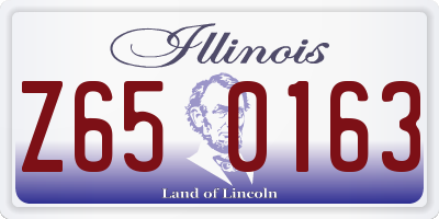 IL license plate Z650163