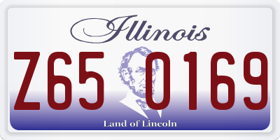 IL license plate Z650169