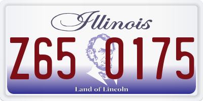 IL license plate Z650175
