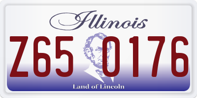 IL license plate Z650176
