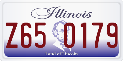 IL license plate Z650179