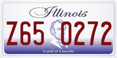 IL license plate Z650272