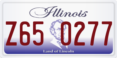 IL license plate Z650277