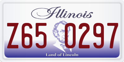 IL license plate Z650297