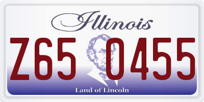 IL license plate Z650455