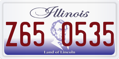 IL license plate Z650535