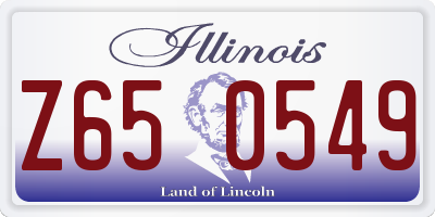 IL license plate Z650549