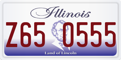 IL license plate Z650555