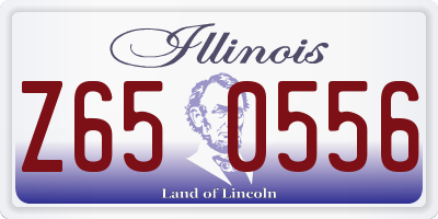 IL license plate Z650556