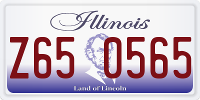 IL license plate Z650565