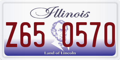 IL license plate Z650570