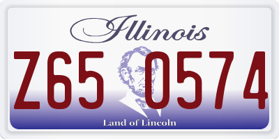 IL license plate Z650574