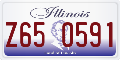 IL license plate Z650591