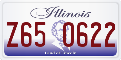 IL license plate Z650622