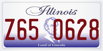IL license plate Z650628