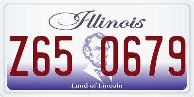 IL license plate Z650679
