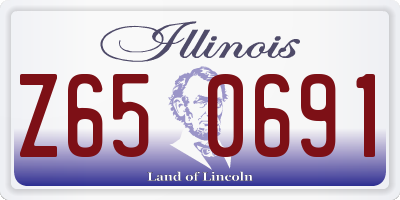 IL license plate Z650691